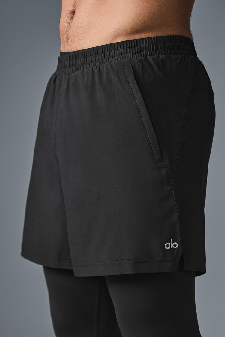 Pantalón Revival 2 en 1 de 5" - Negro/Negro