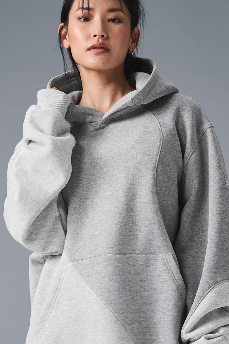 Sudadera con capucha Make Waves - Gris jaspeado atlético
