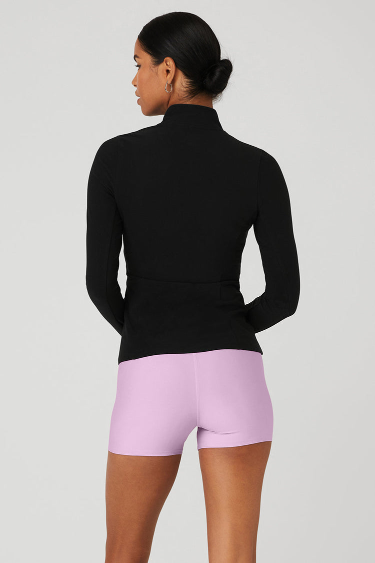 Suéter Alosoft Rapid con media cremallera - Negro