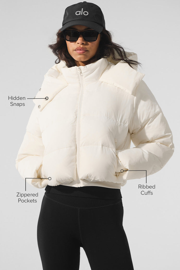 Chaqueta acolchada Foxy - Marfil