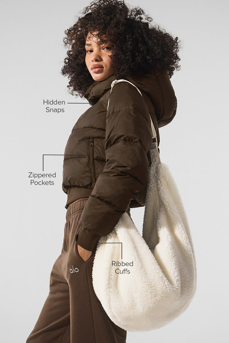 Chaqueta acolchada Foxy - Espresso