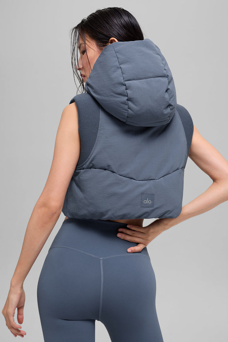 Chaleco acolchado Fast Lane - Piedra azul